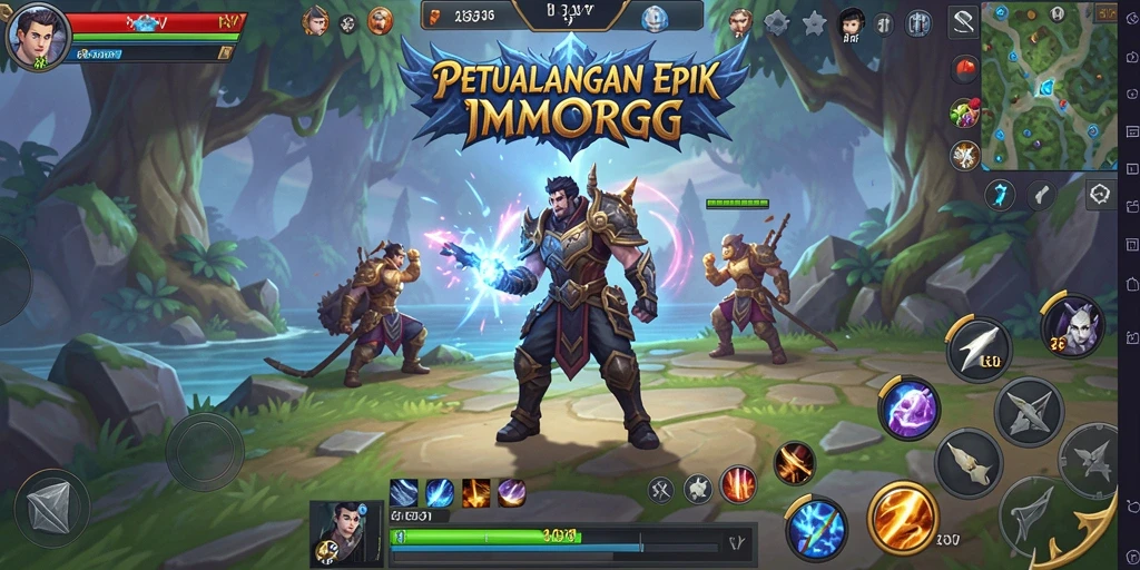 Tampilan gameplay 333V yang memukau dalam dunia MMORPG.