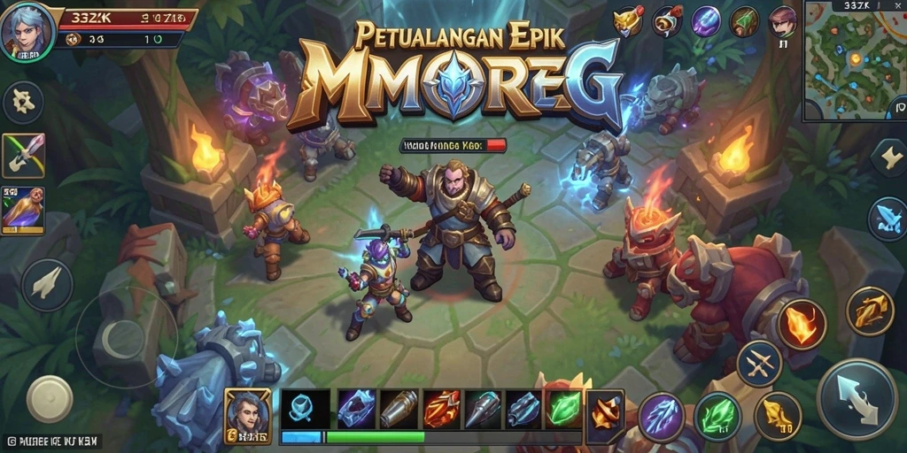 Tampilkan gameplay epik dari 33ZK dalam dunia MMORPG.
