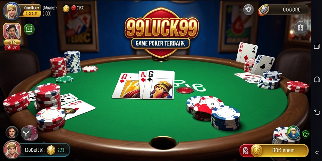 Screenshot gameplay 99LUCK99 yang menampilkan aksi seru Poker.