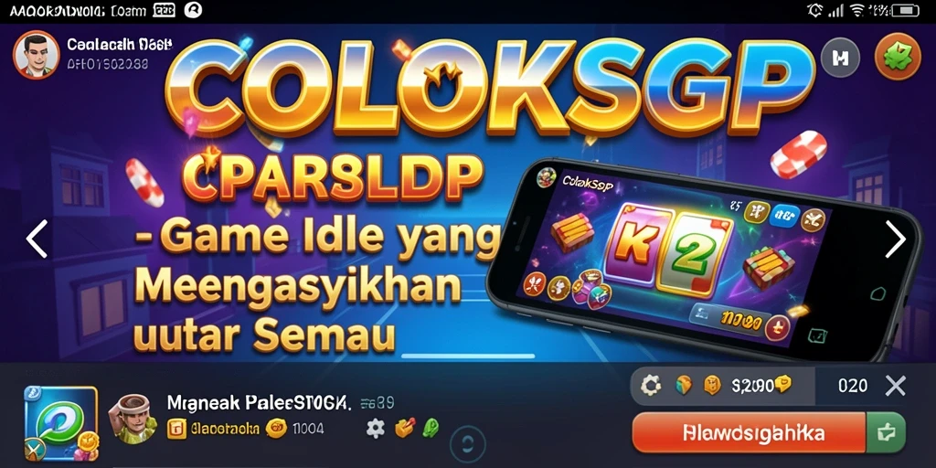 Screenshot COLOKSGP menunjukkan gameplay santai yang menarik.