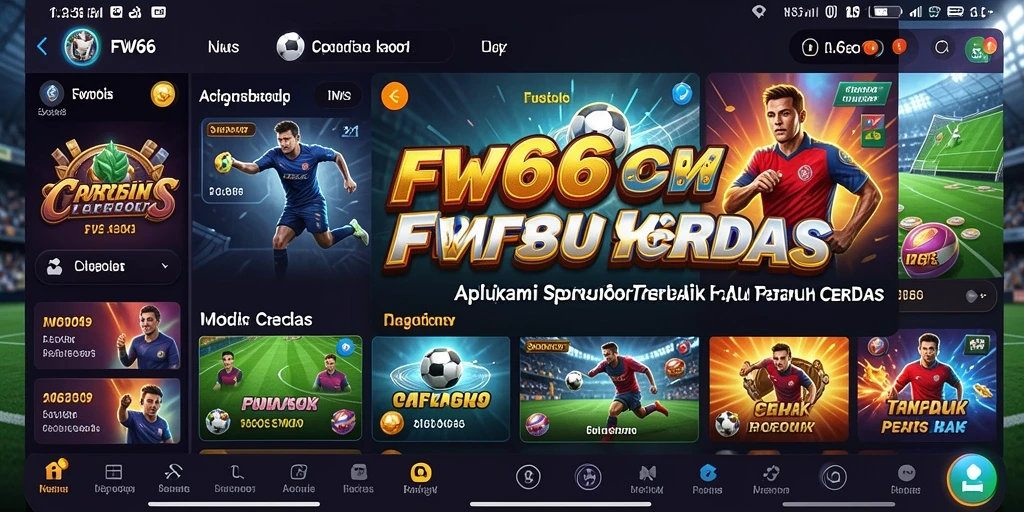 Tampilan gameplay FW66 yang menarik dan interaktif dalam taruhan Sportsbook.