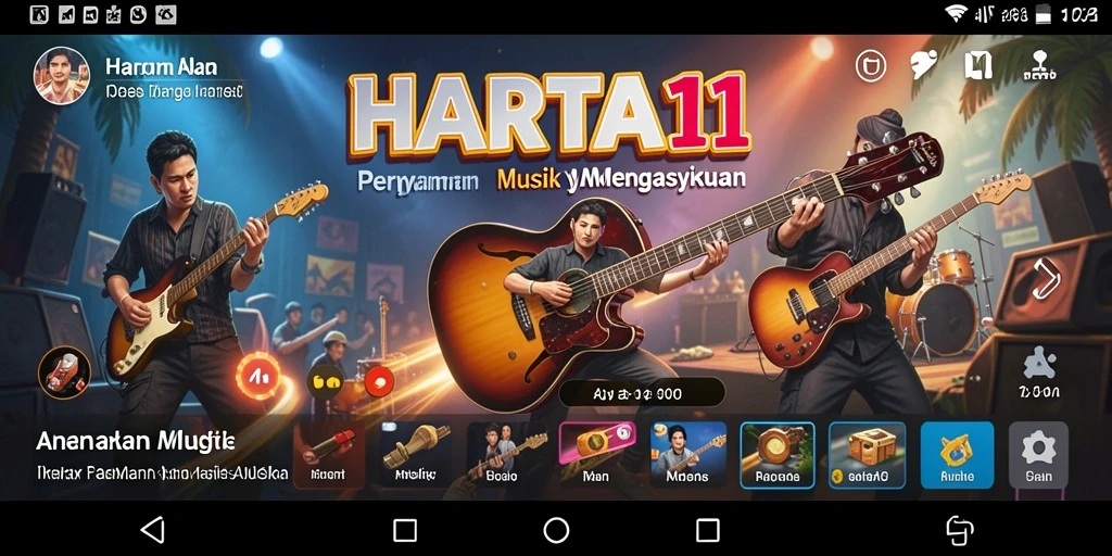 Tampilan gameplay HARTA11 yang seru dan penuh warna.