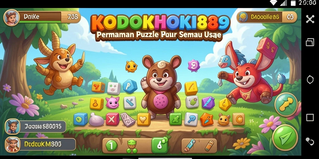Tangkapan layar KODOKHOKI889 menampilkan gameplay Puzzle yang menantang dan menarik.