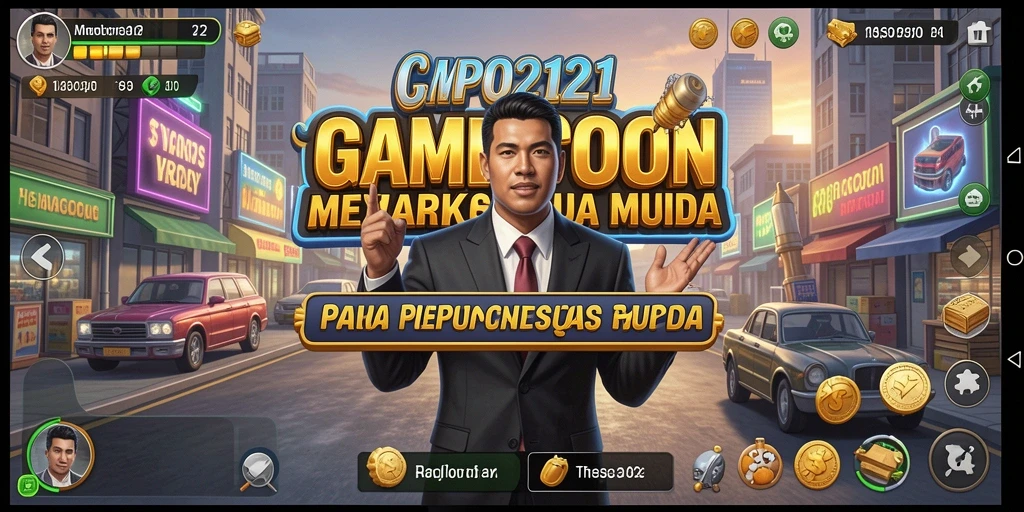 Screenshot MPO2121 menampilkan keseruan gameplay Tycoon yang mendebarkan.