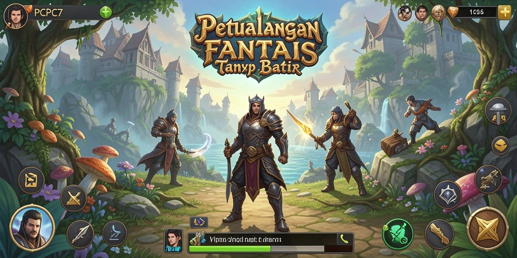 Tampilan gameplay PCPC7 yang seru dan penuh aksi.