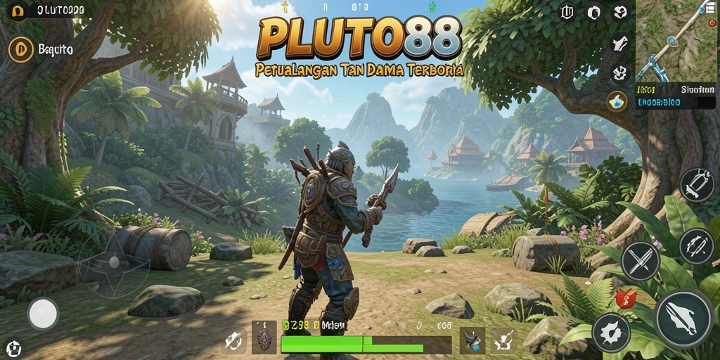 Tampilan gameplay menakjubkan di dunia terbuka PLUTO88.
