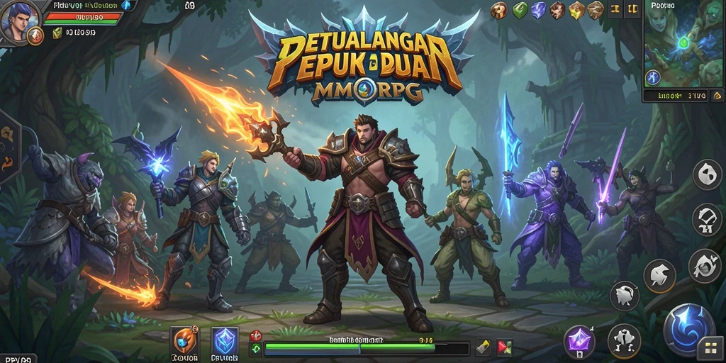 Tangkapan layar utama PPV99 menampilkan aksi seru di dunia MMORPG.