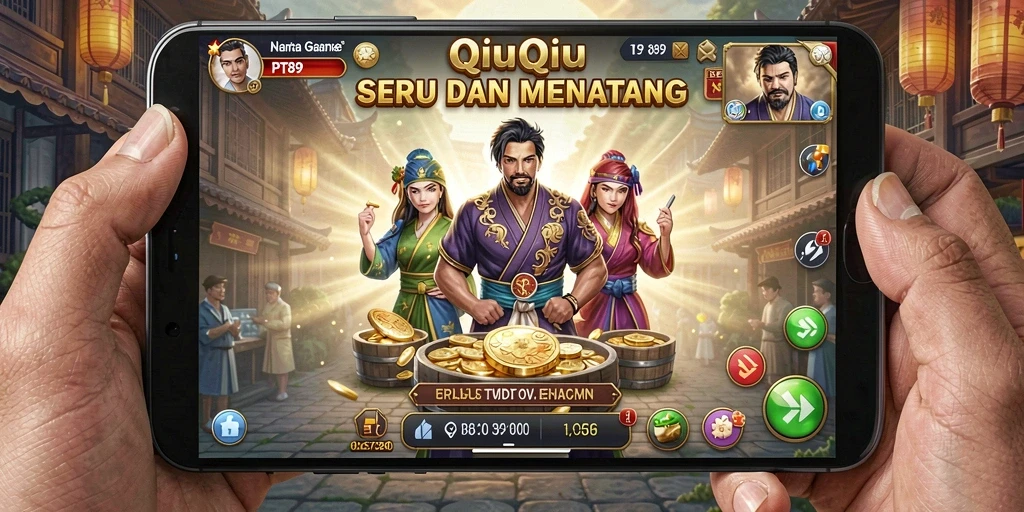 Tampilan menarik dari gameplay QiuQiu PT89 yang seru.