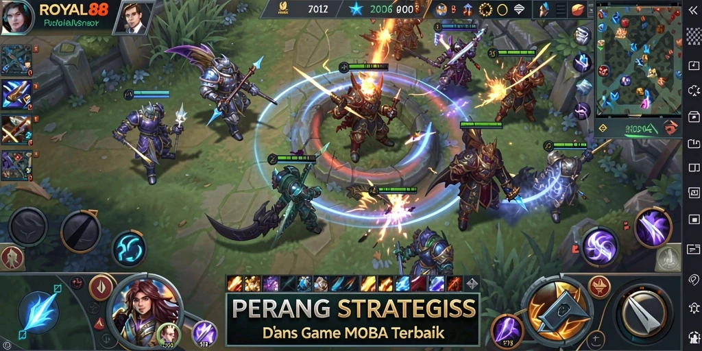 Tampilan gameplay seru dari ROYAL88 yang penuh aksi dan strategi.