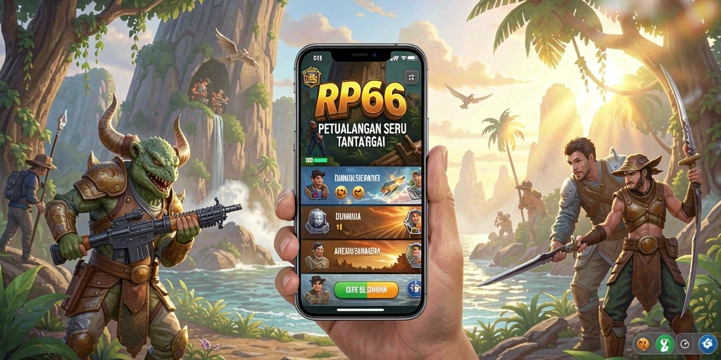 Tampilan gameplay RP66 yang menegangkan dan menarik saat menjelajah dunia petualangan.