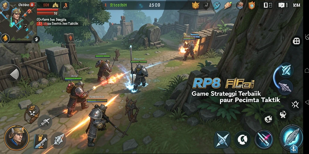 Tampilan gameplay RP8 menunjukkan strategi dan taktik yang mendalam.