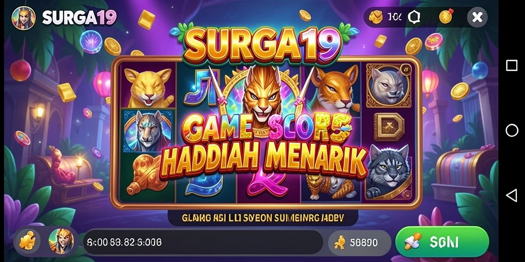 Gameplay Slot SURGA19 yang menarik dengan banyak fitur bonus.