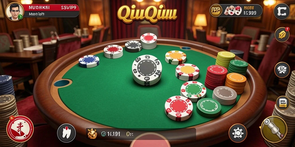 Screenshot SVIP9 menampilkan pengalaman bermain QiuQiu yang seru.