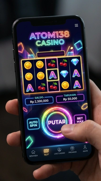 Screenshot menu kategori aplikasi di atom138 yang beragam.